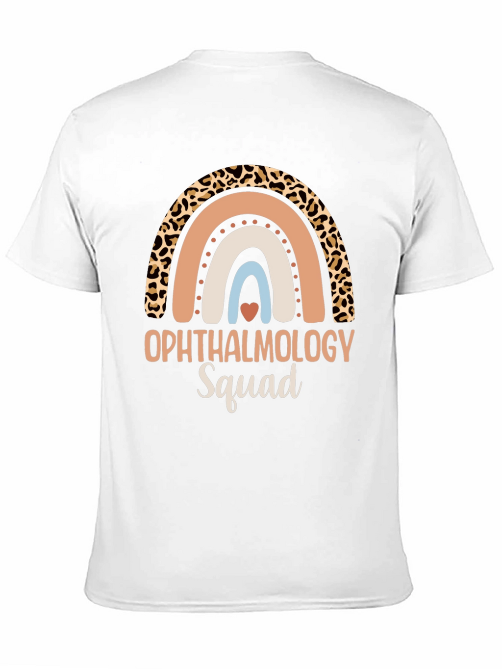 Ophthalmology Squad Rainbow Leopard Print T-Shirt