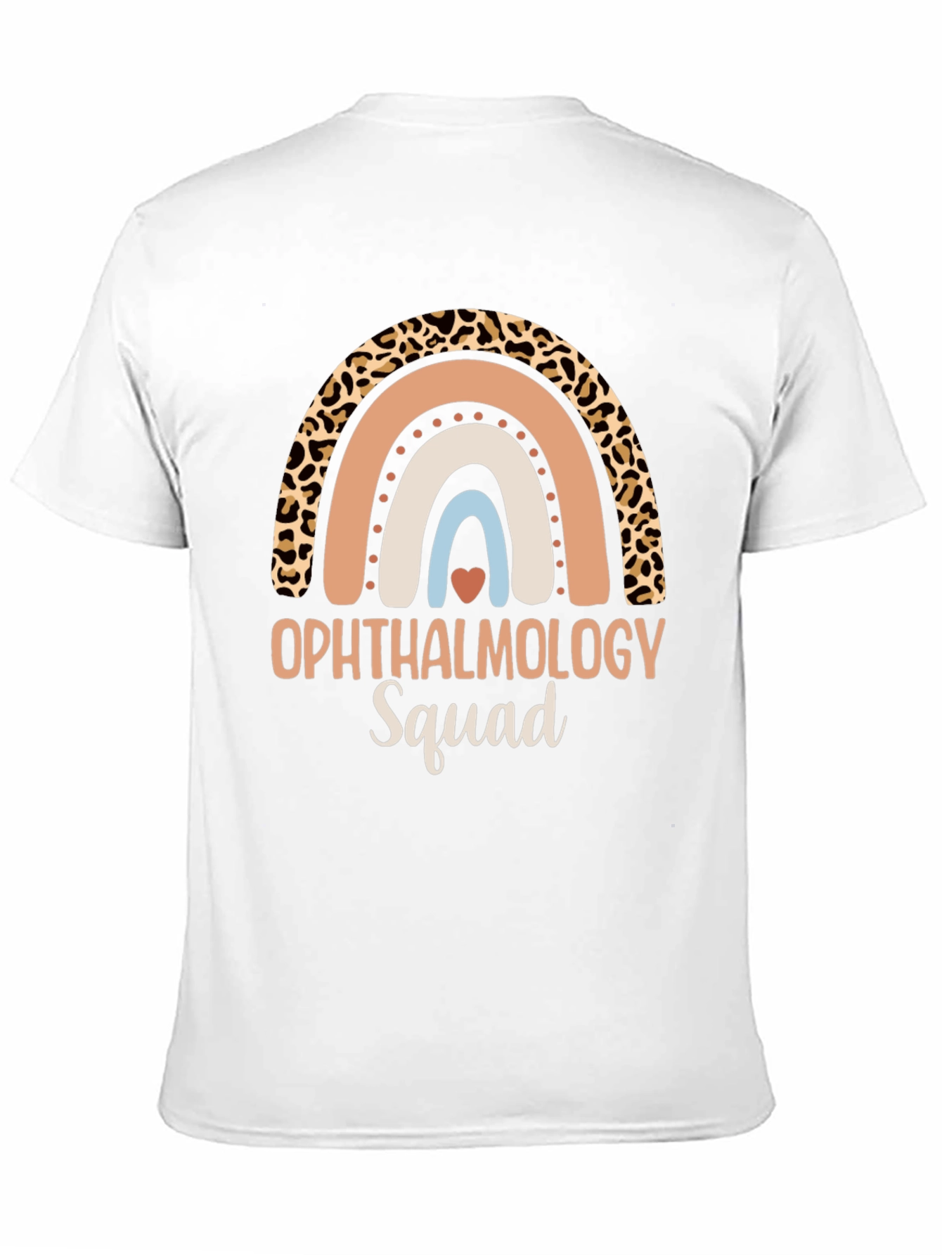 Ophthalmology Squad Rainbow Leopard Print T-Shirt
