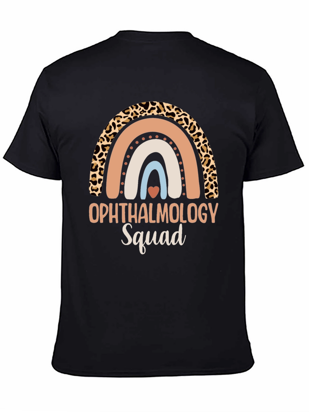 Ophthalmology Squad Rainbow Leopard Print T-Shirt
