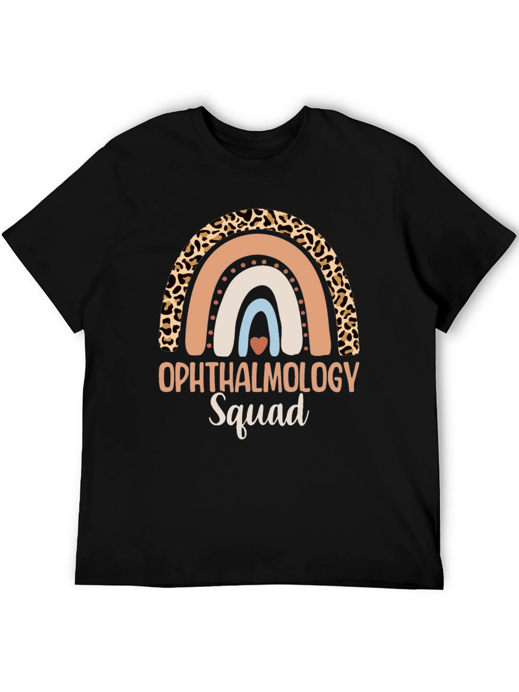 Ophthalmology Squad Rainbow Leopard Print T-Shirt