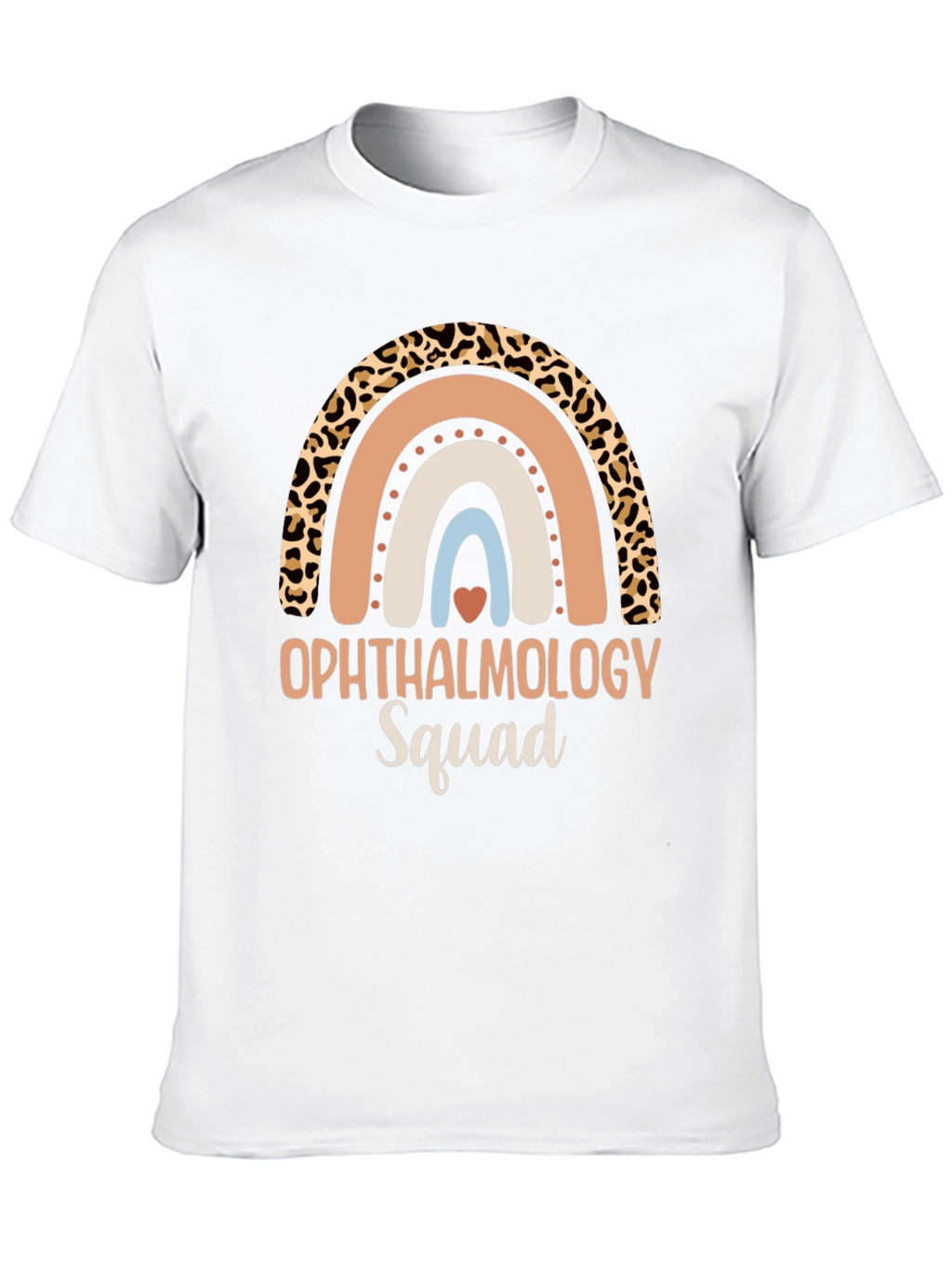 Ophthalmology Squad Rainbow Leopard Print T-Shirt