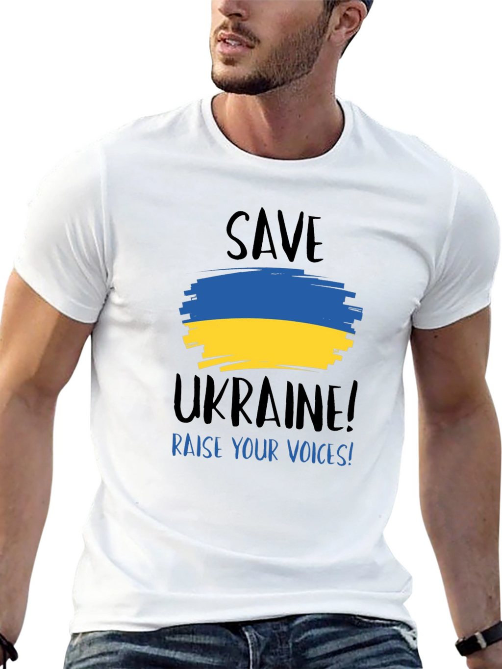Save Ukraine T-Shirt - Raise Your Voice