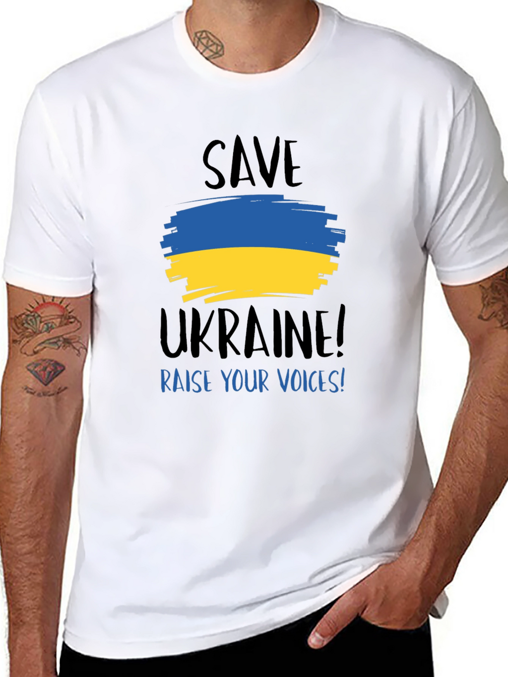 Save Ukraine T-Shirt - Raise Your Voice