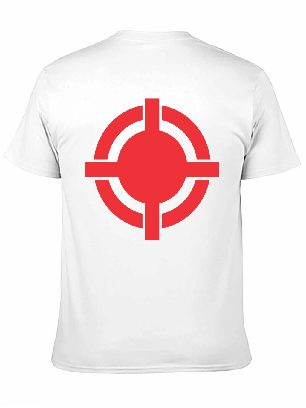 Red Target Graphic Black T-Shirt