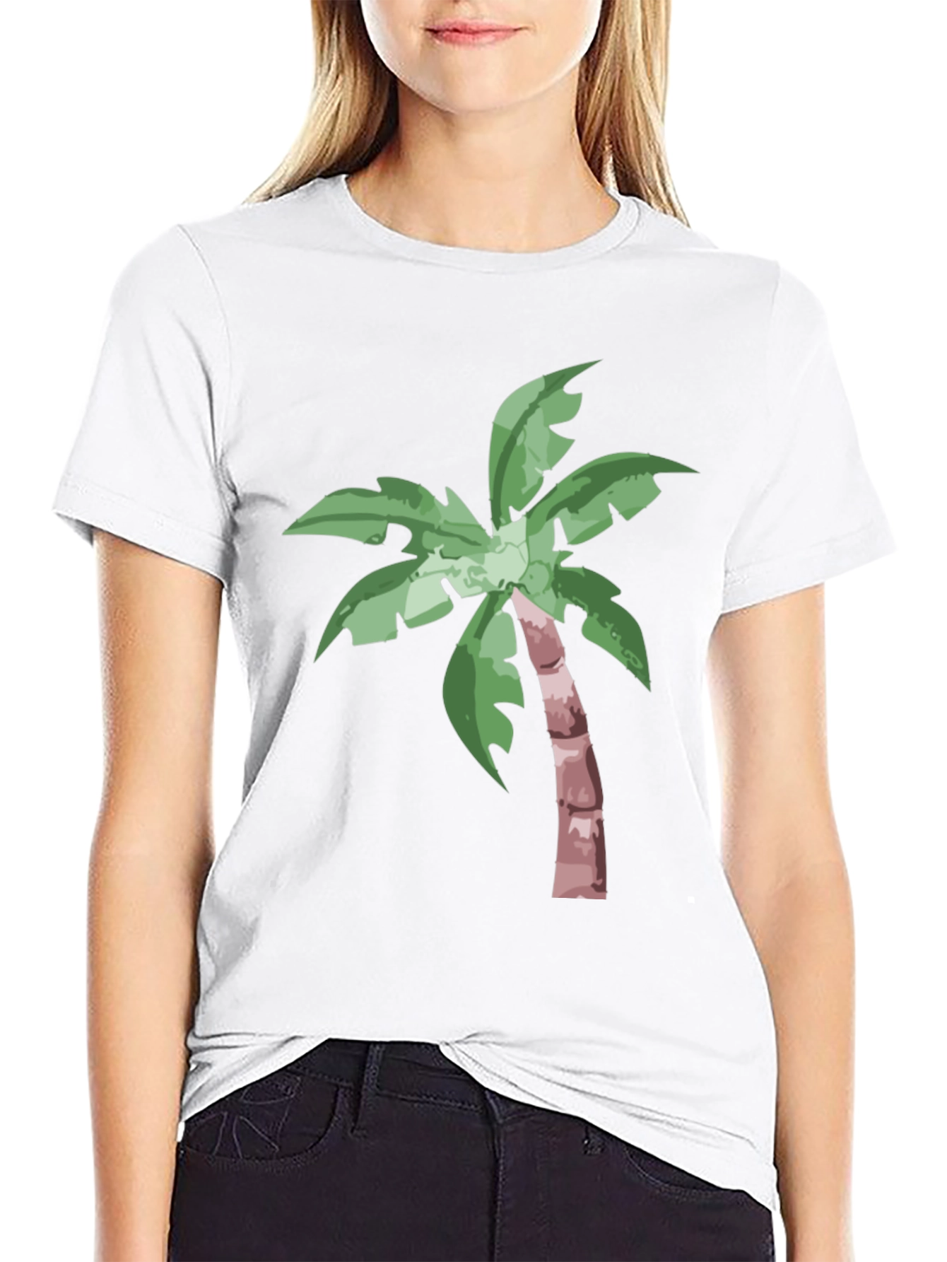 Palm Tree Graphic Tee - Island Vibes