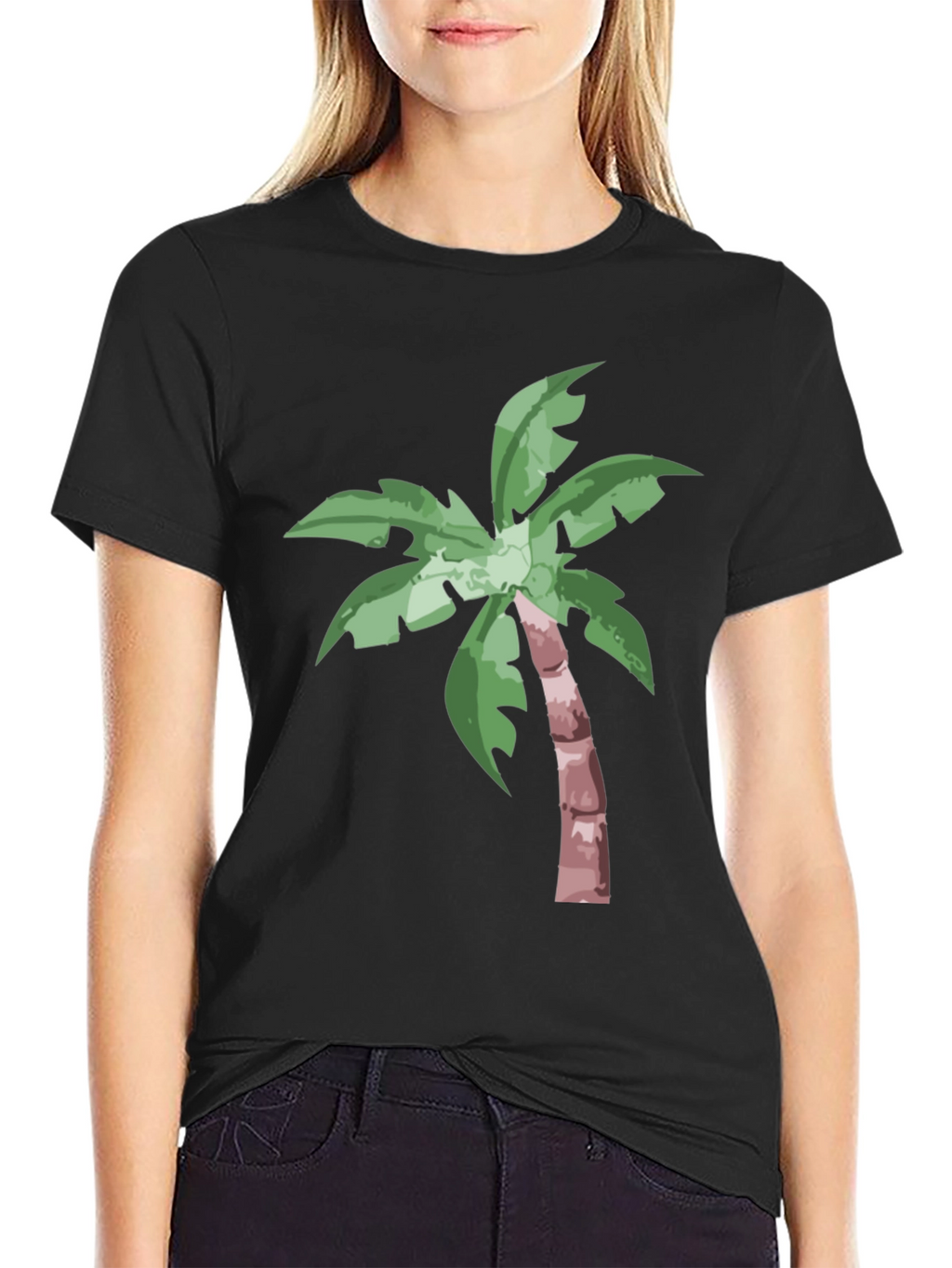 Palm Tree Graphic Tee - Island Vibes