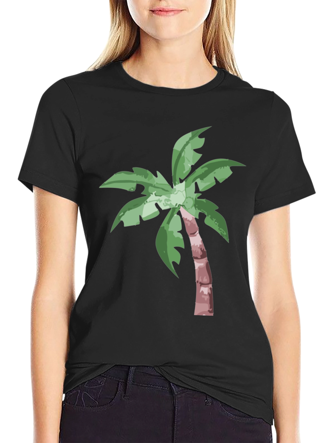 Palm Tree Graphic Tee - Island Vibes