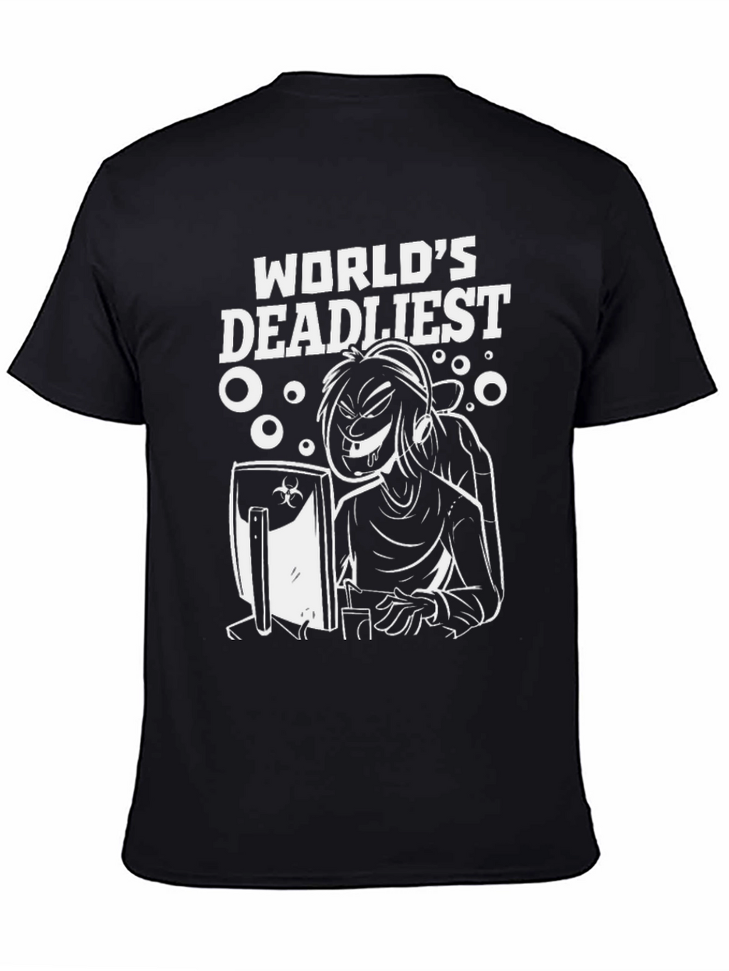 Worlds Deadliest Gamer Black T-Shirt