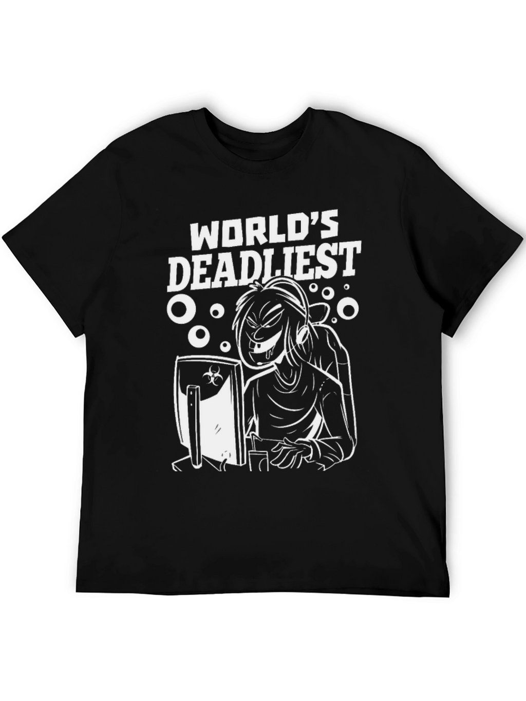 Worlds Deadliest Gamer Black T-Shirt