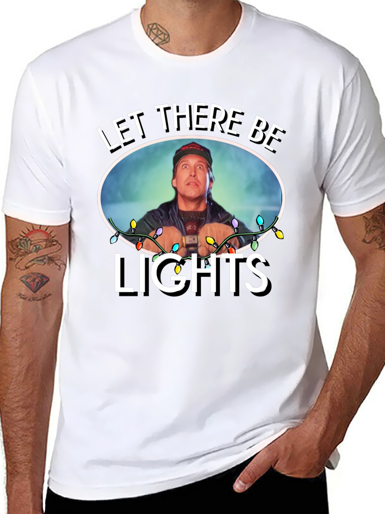 Let There Be Lights Funny T-Shirt