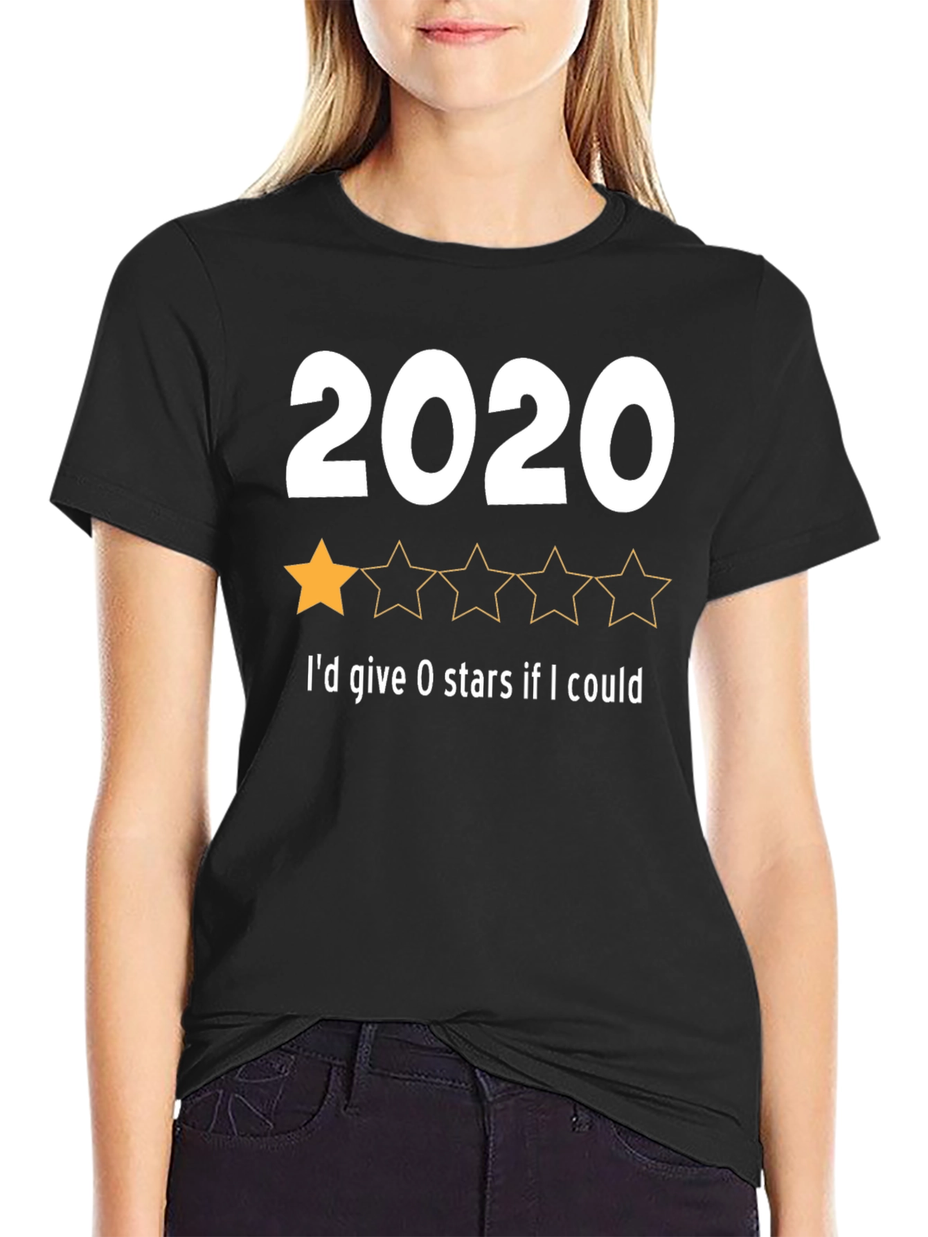 2020 One-Star Review T-Shirt - Funny Year Rating Tee