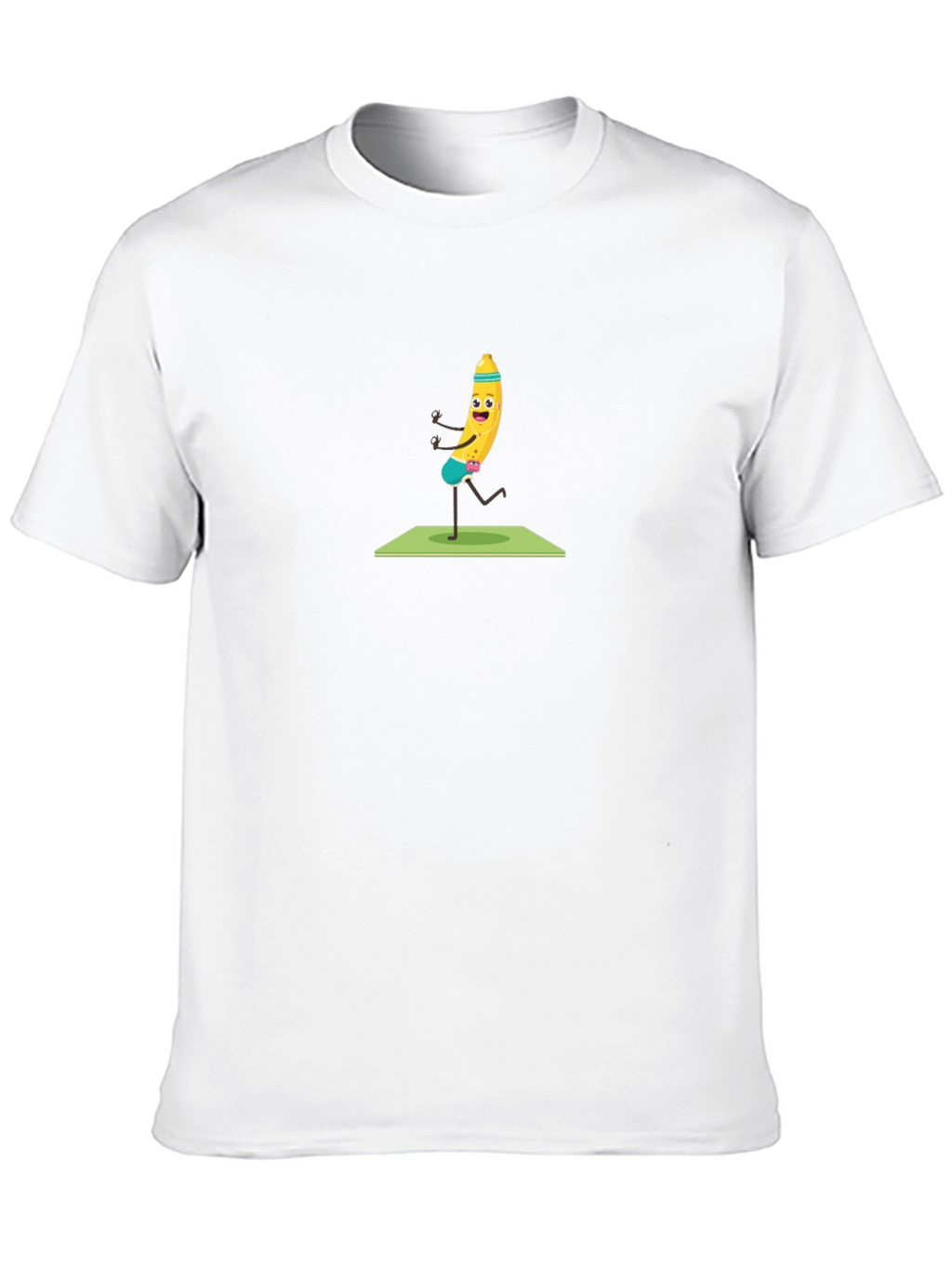 Funny Banana Yoga T-Shirt - Black