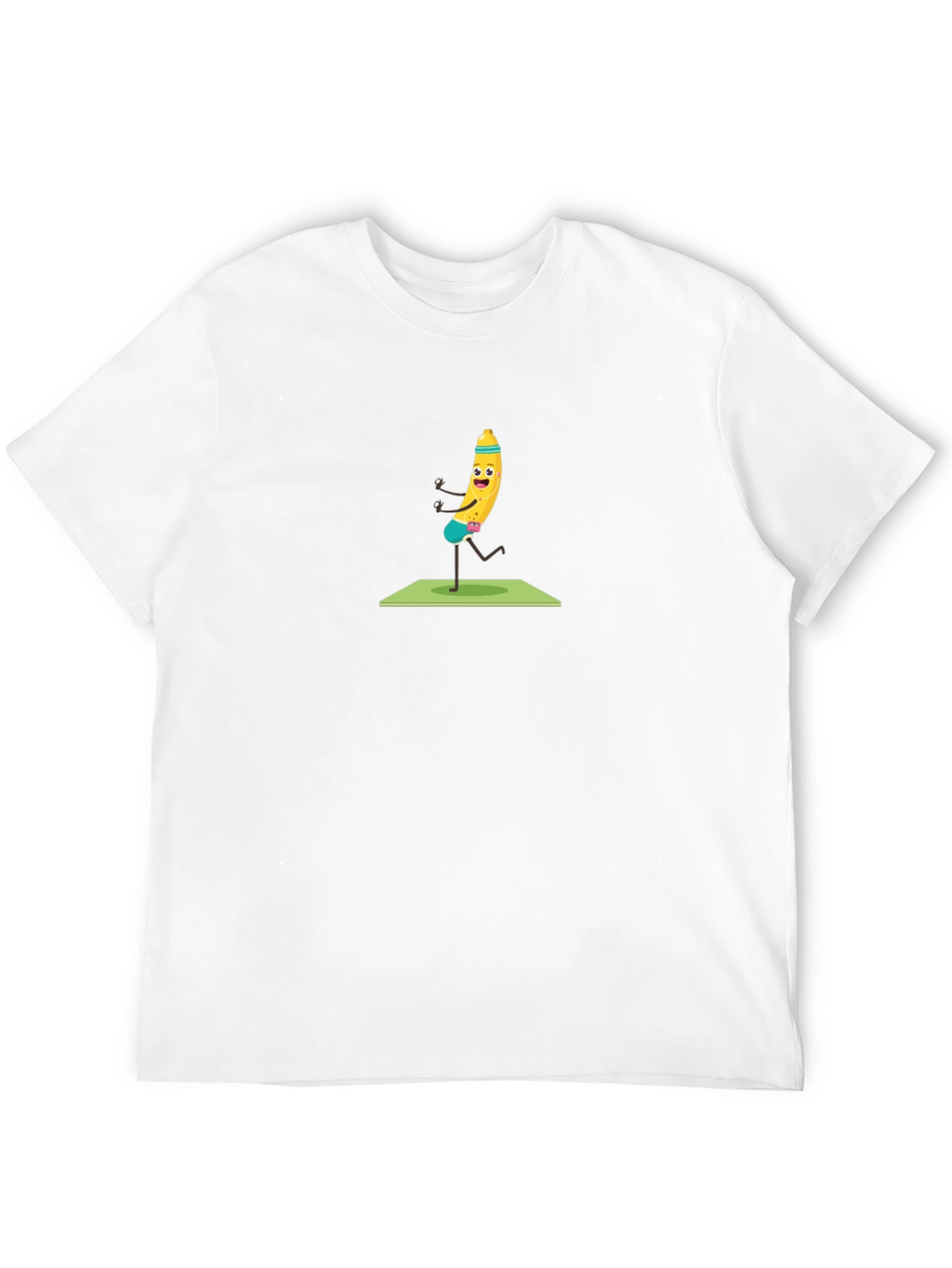 Funny Banana Yoga T-Shirt - Black