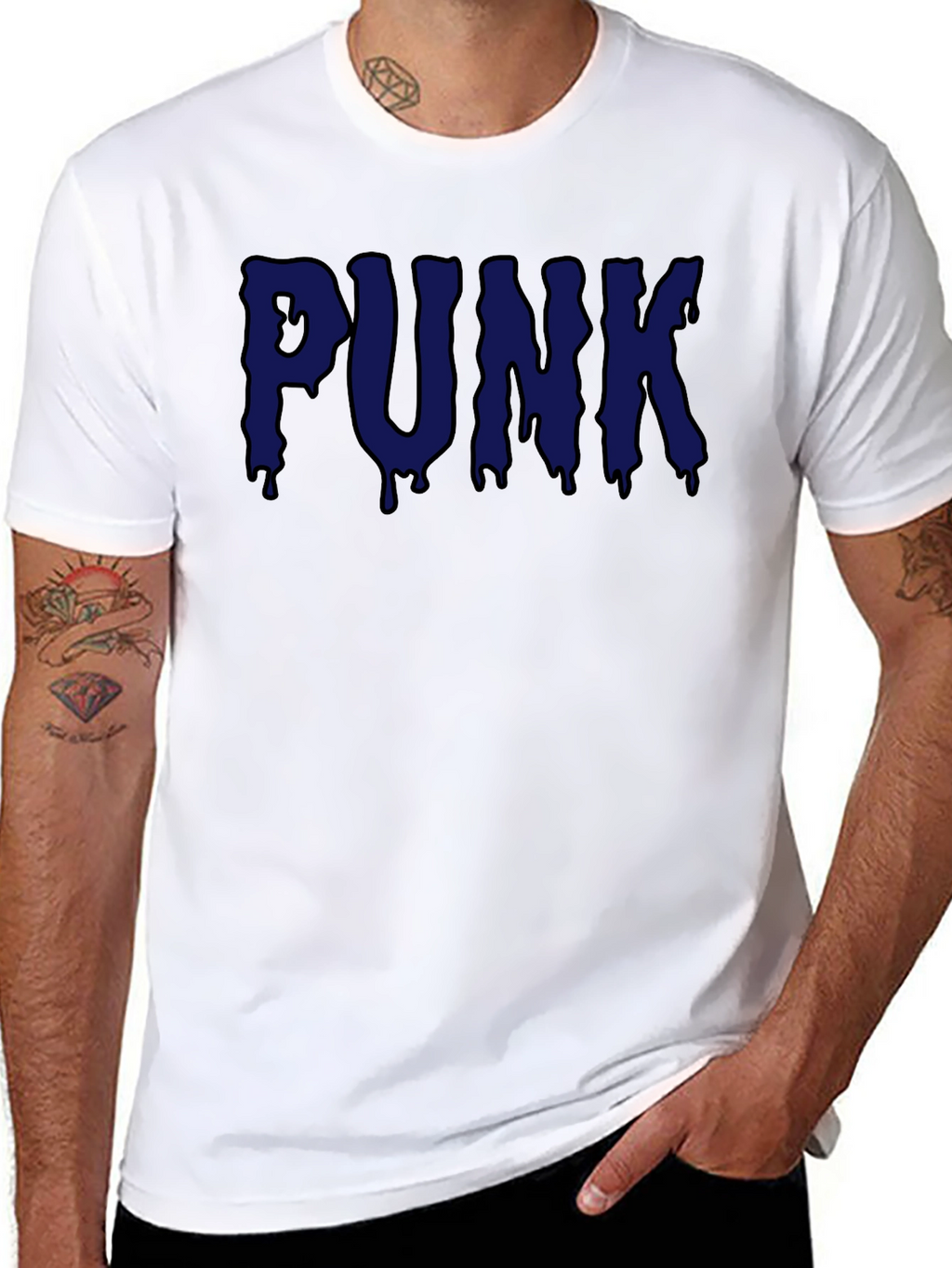 Punk Graphic Tee - Mens Black T-Shirt