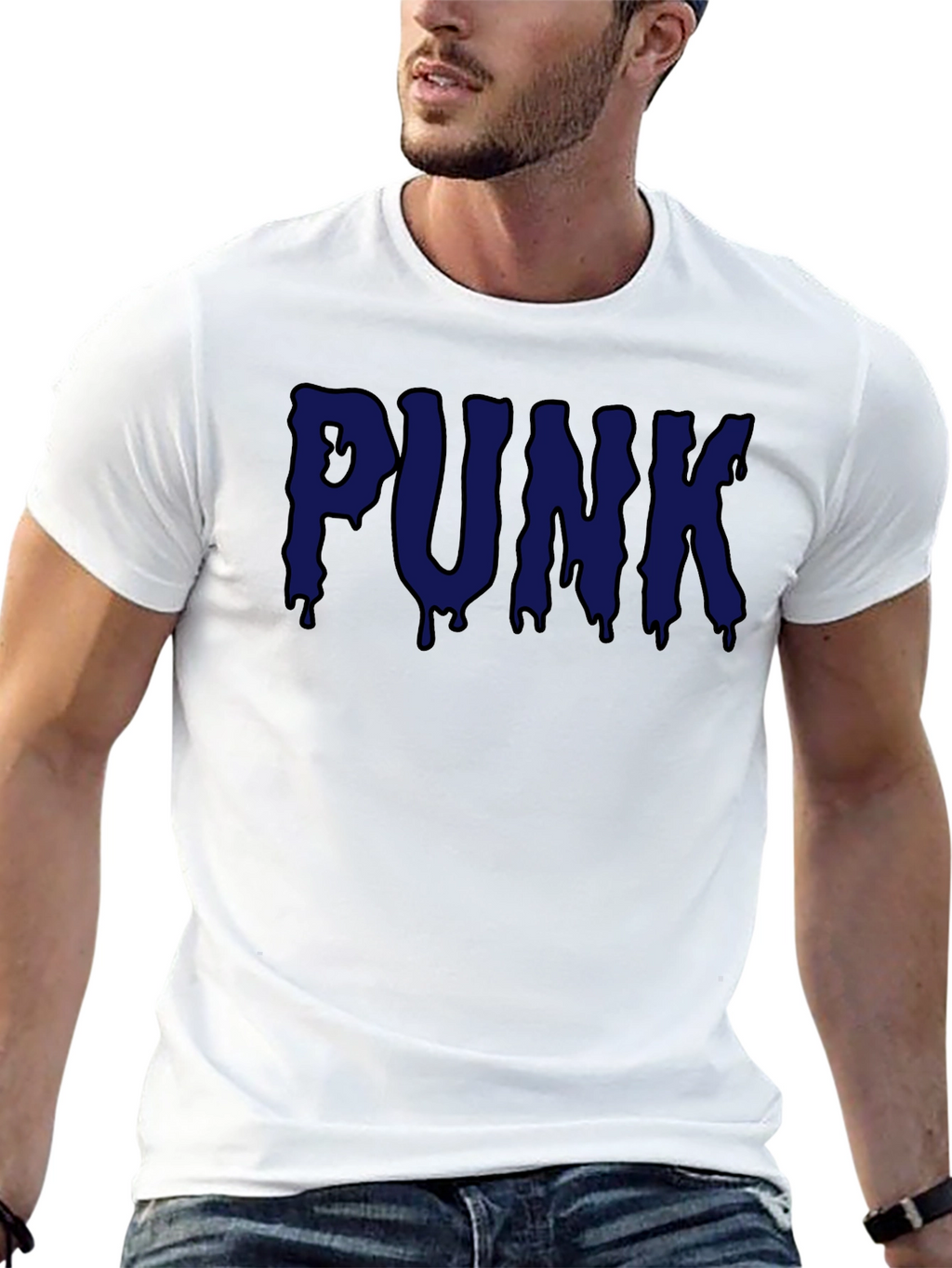 Punk Graphic Tee - Mens Black T-Shirt