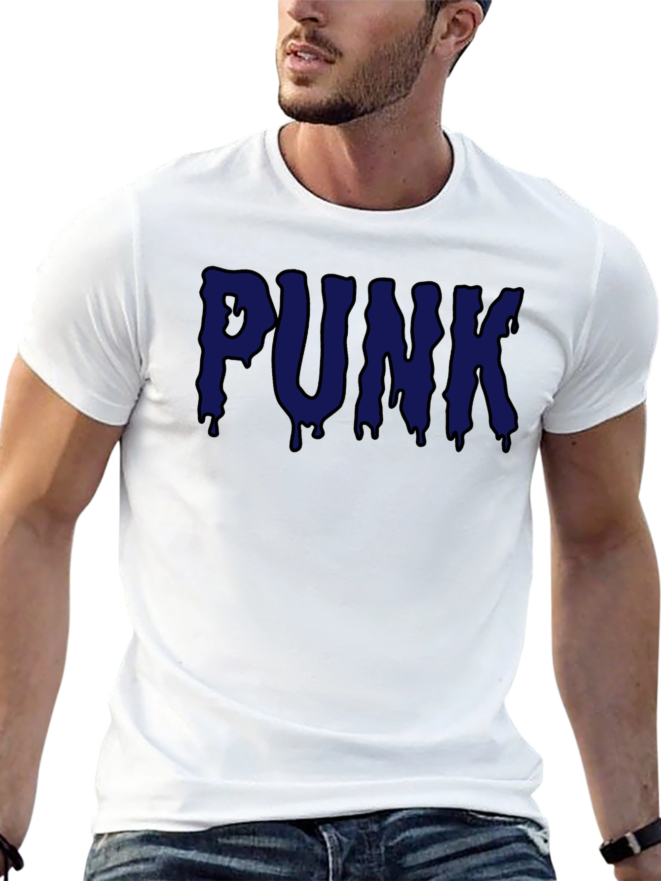 Punk Graphic Tee - Mens Black T-Shirt