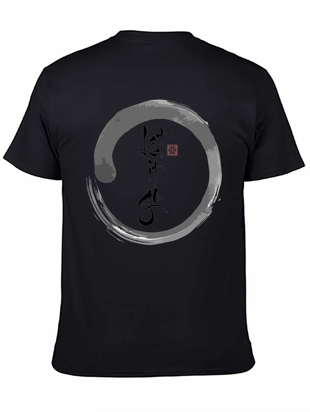 Zen Circle Let It Go Graphic Tee - Mens