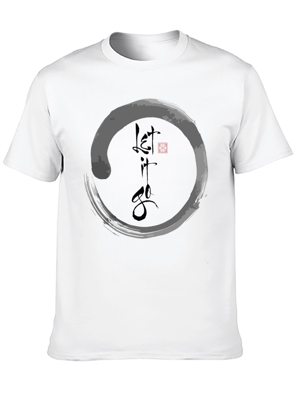 Zen Circle Let It Go Graphic Tee - Mens