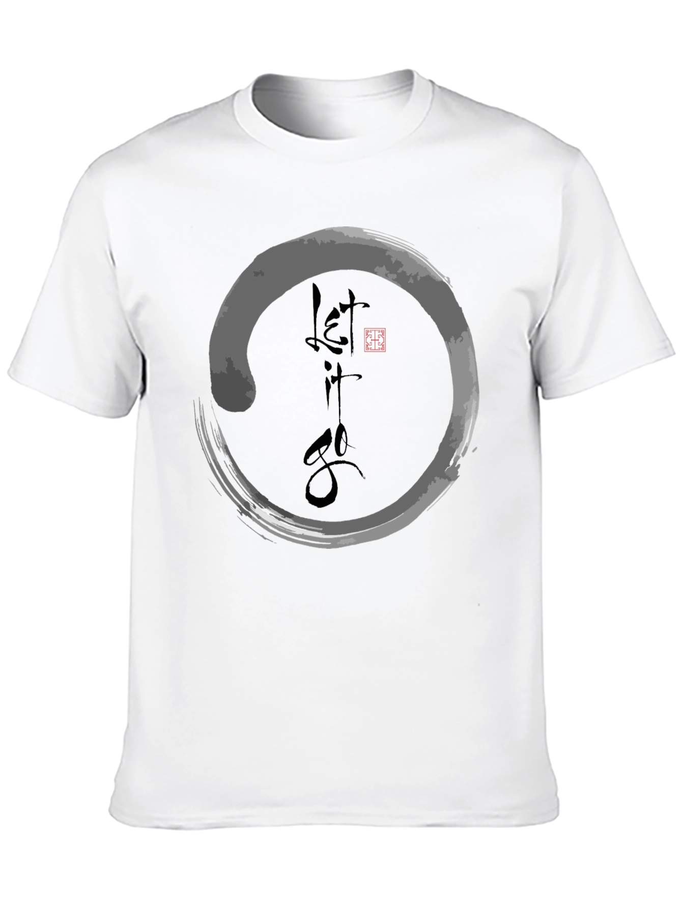 Zen Circle Let It Go Graphic Tee - Mens