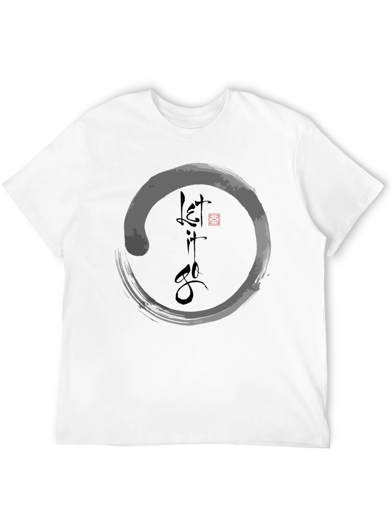 Zen Circle Let It Go Graphic Tee - Mens