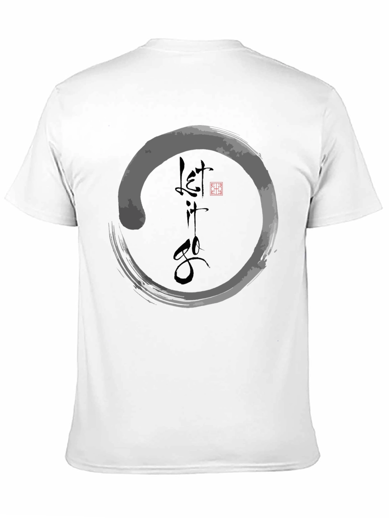 Zen Circle Let It Go Graphic Tee - Mens