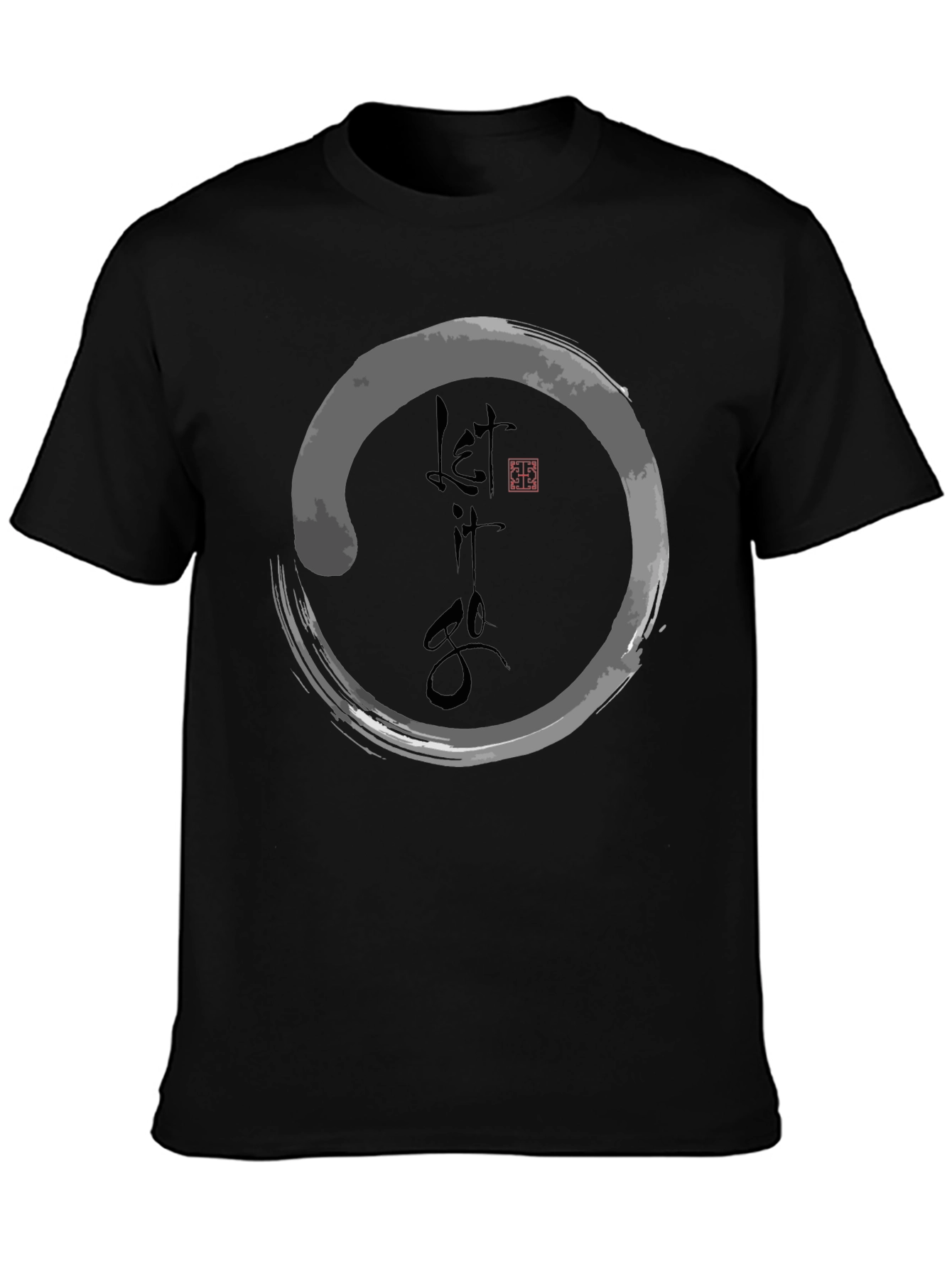 Zen Circle Let It Go Graphic Tee - Mens