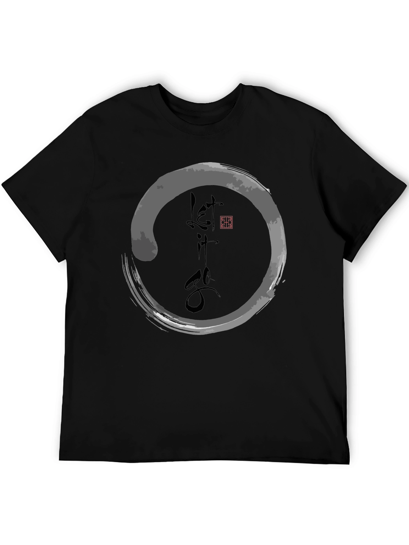 Zen Circle Let It Go Graphic Tee - Mens