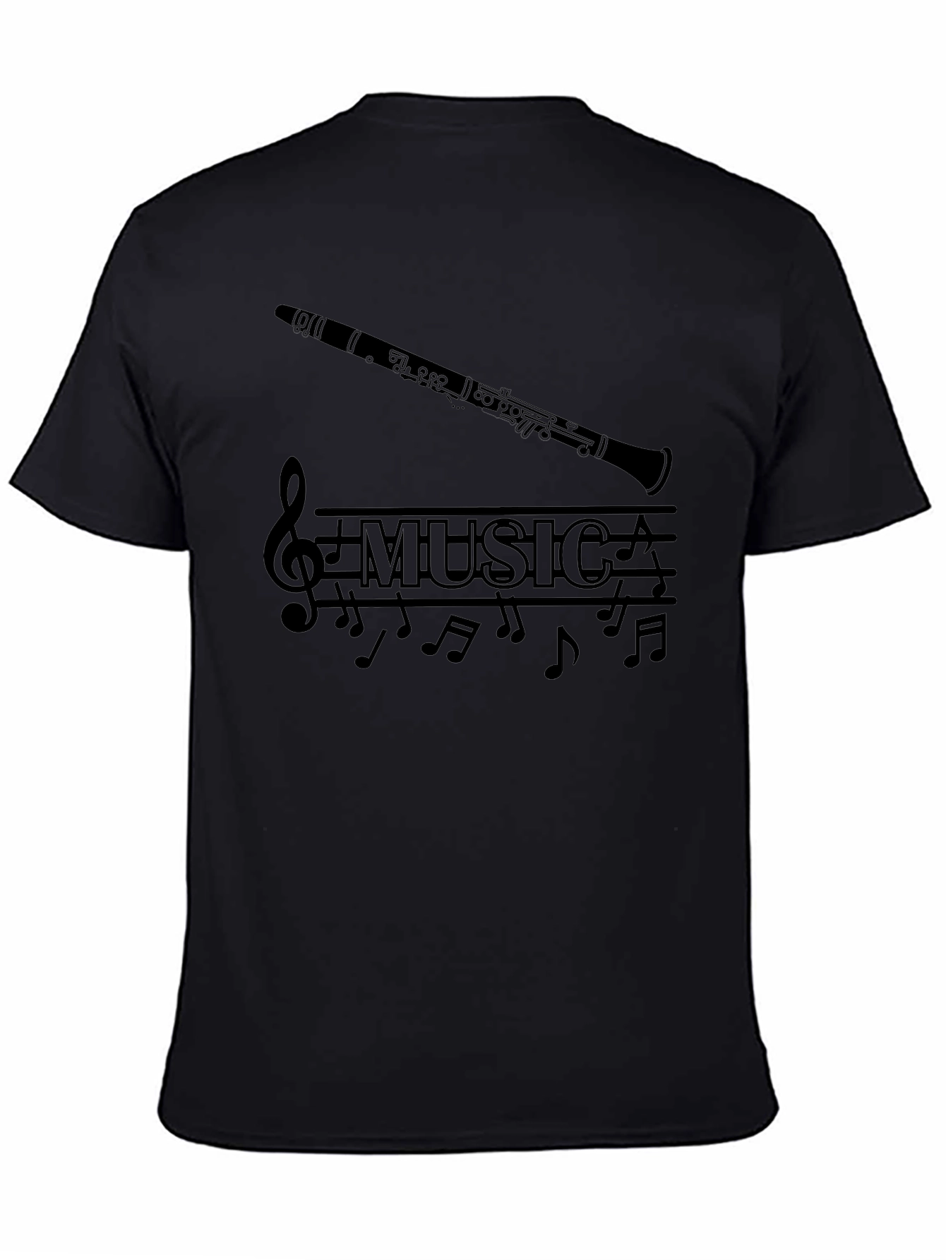 Music Clarinet Graphic T-Shirt