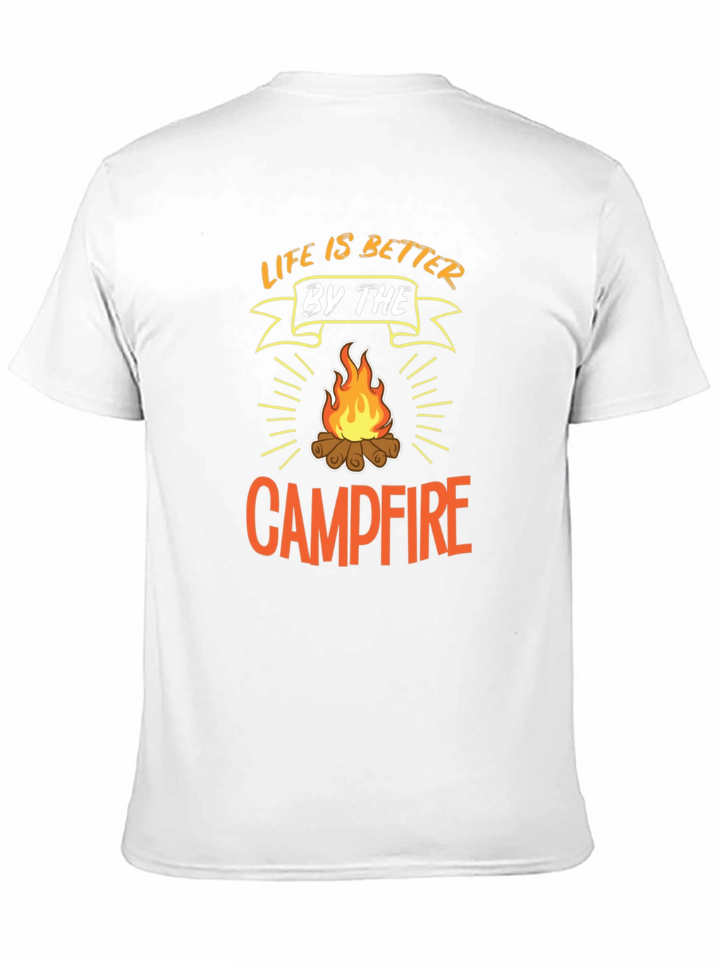Life is Better by the Campfire Black T-Shirt