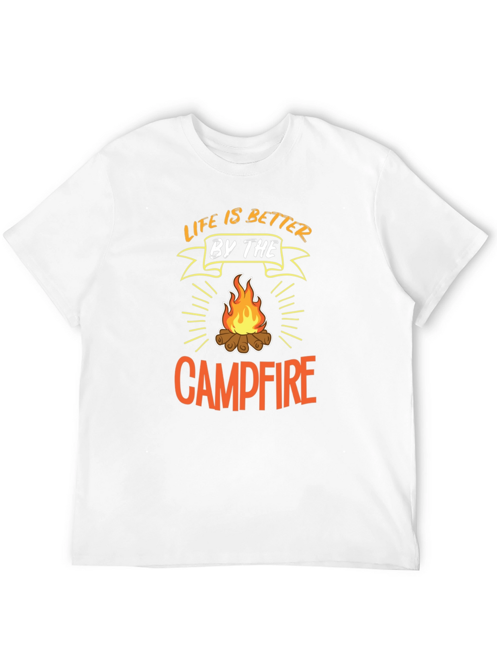 Life is Better by the Campfire Black T-Shirt