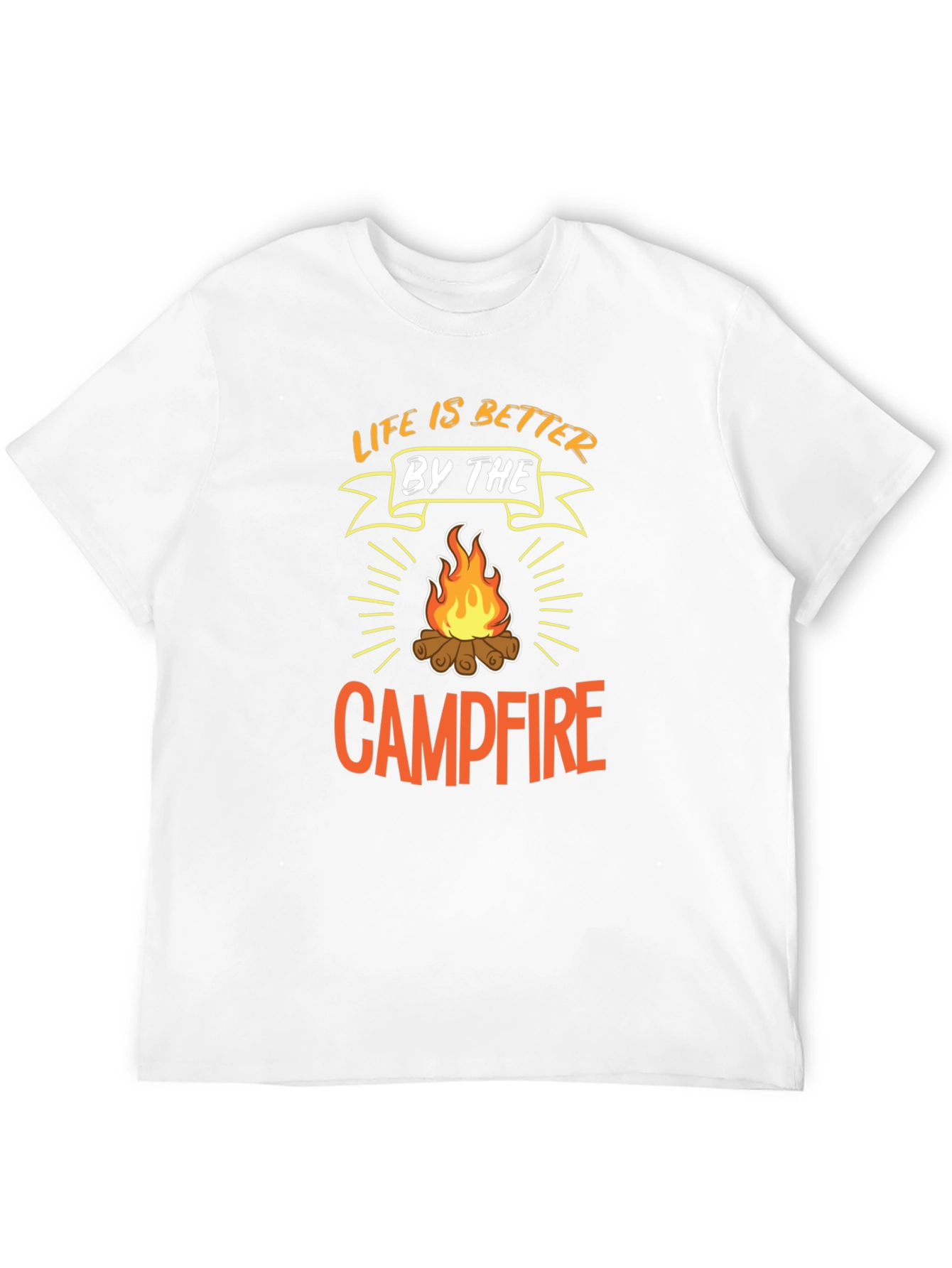 Life is Better by the Campfire Black T-Shirt