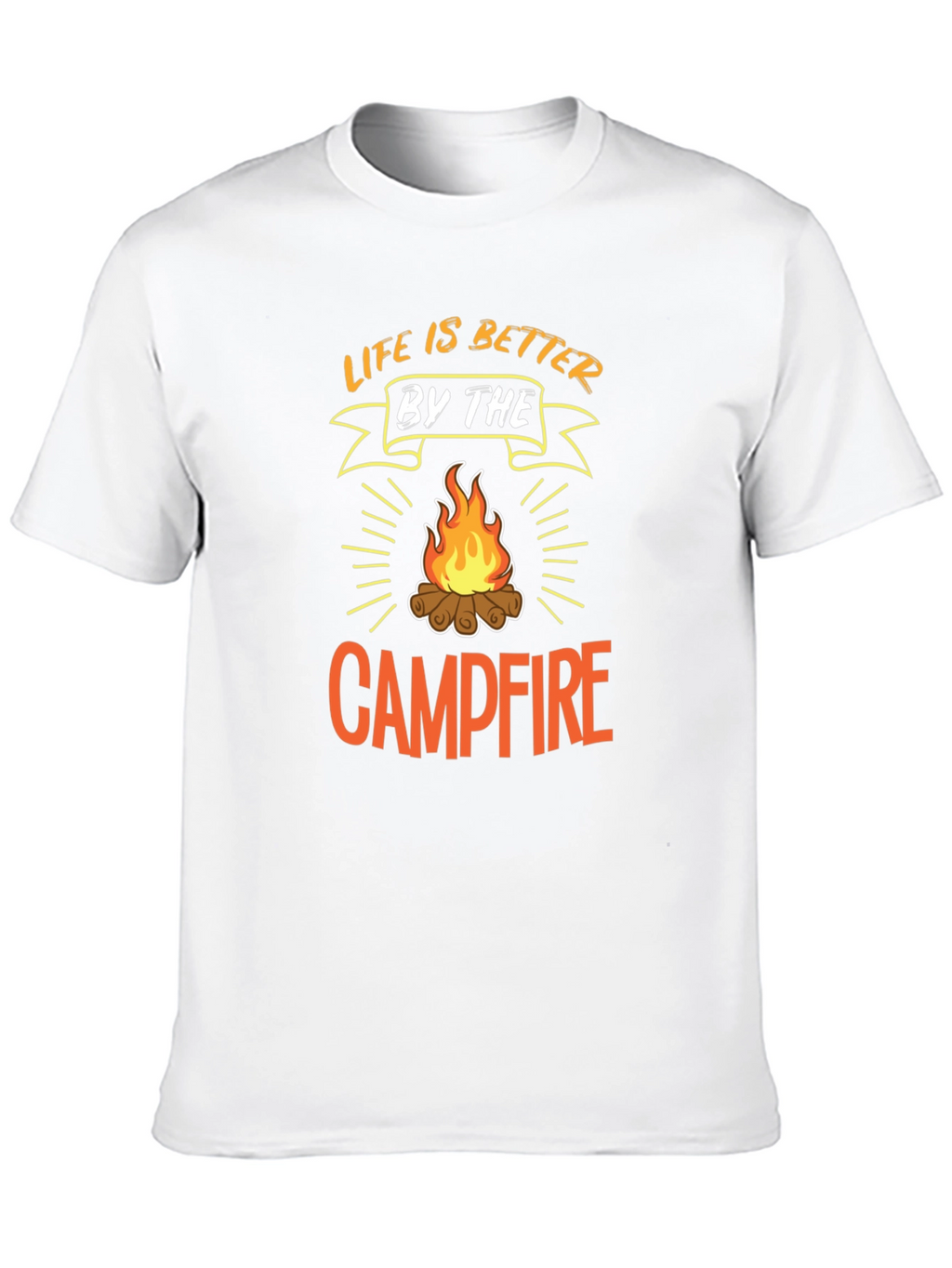 Life is Better by the Campfire Black T-Shirt