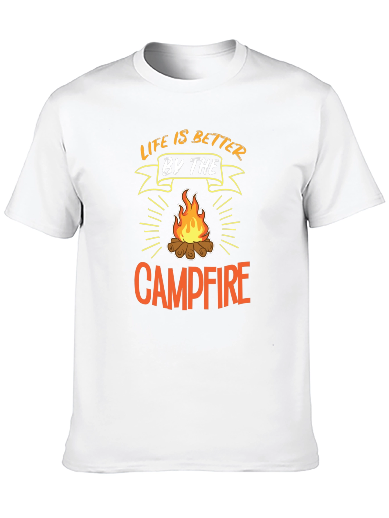 Life is Better by the Campfire Black T-Shirt