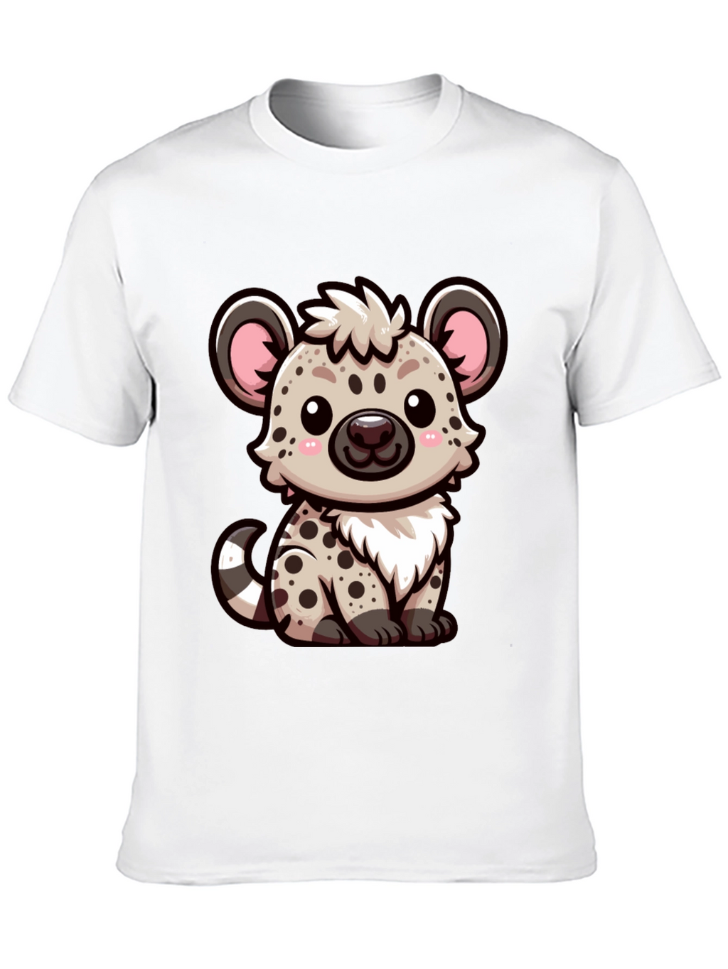 Cute Hyena Graphic Tee - Soft Cotton Blend