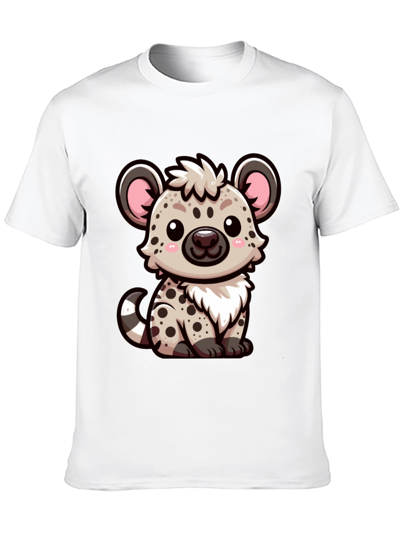 Cute Hyena Graphic Tee - Soft Cotton Blend