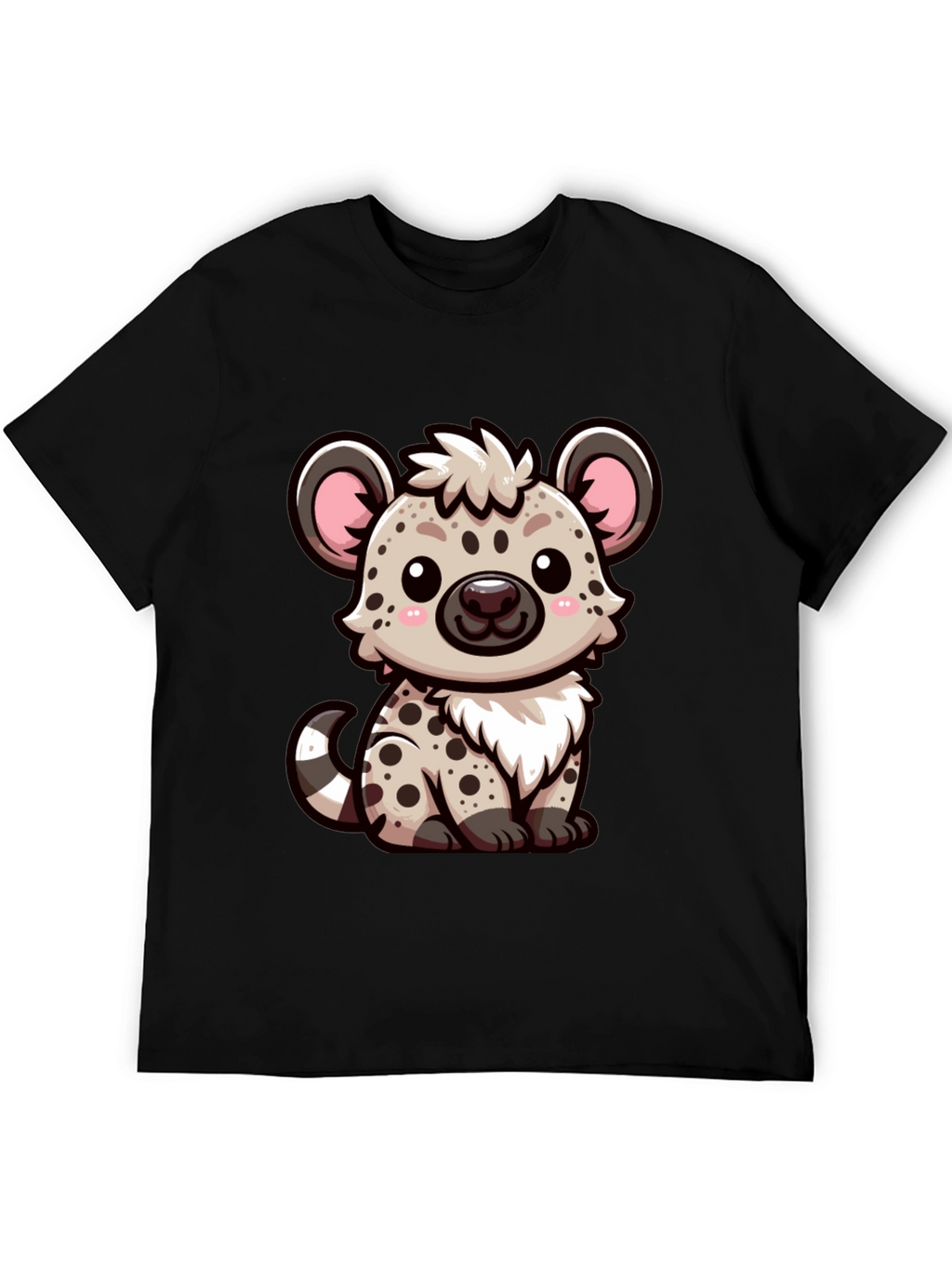 Cute Hyena Graphic Tee - Soft Cotton Blend