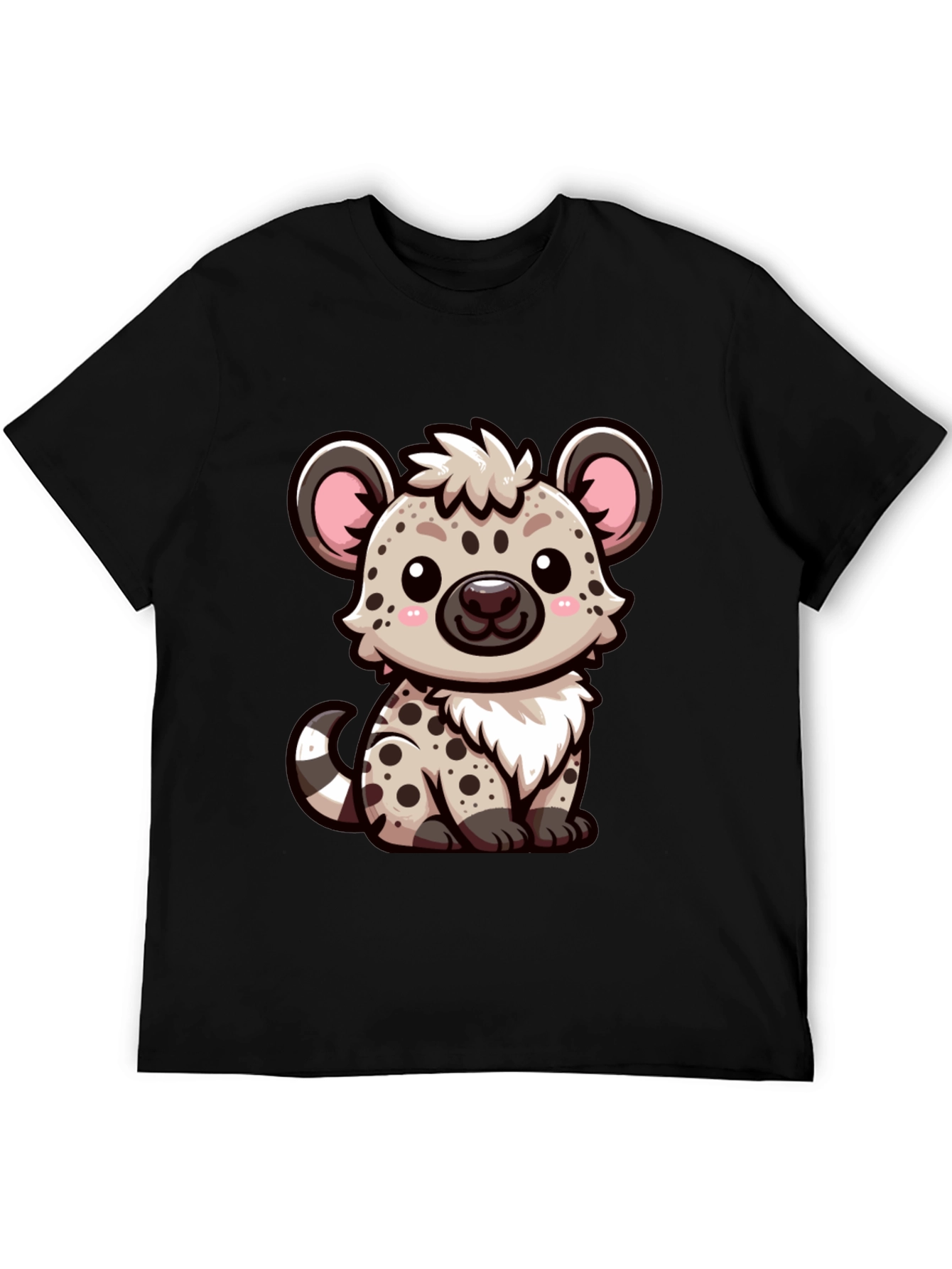 Cute Hyena Graphic Tee - Soft Cotton Blend