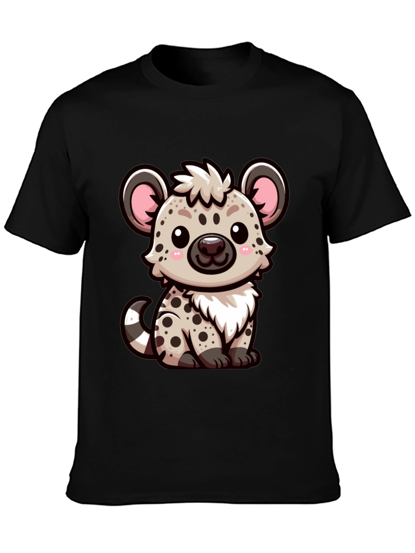 Cute Hyena Graphic Tee - Soft Cotton Blend