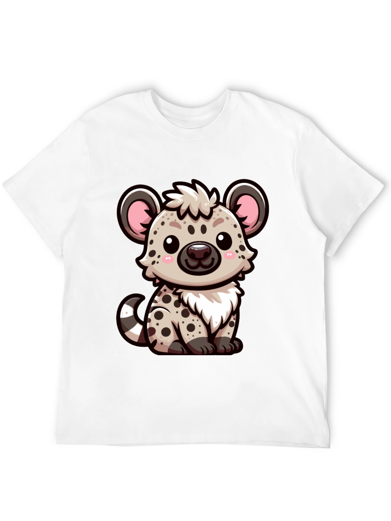 Cute Hyena Graphic Tee - Soft Cotton Blend