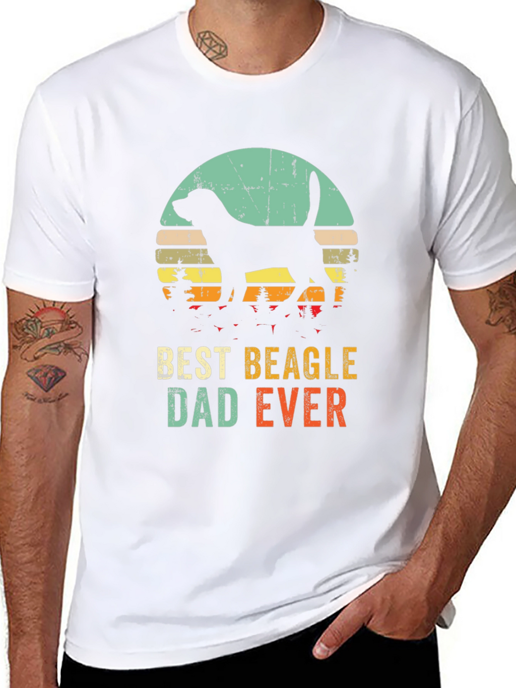 Best Beagle Dad Ever T-Shirt