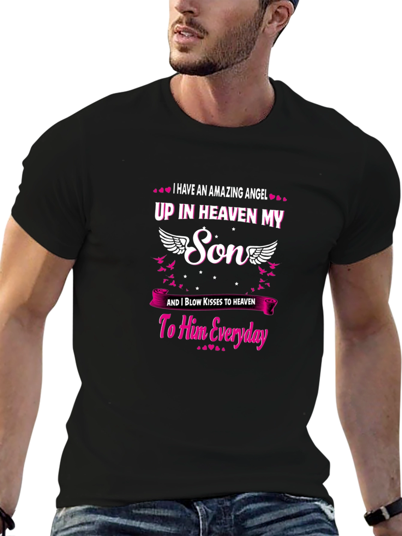 In Loving Memory Son T-Shirt - Angel in Heaven