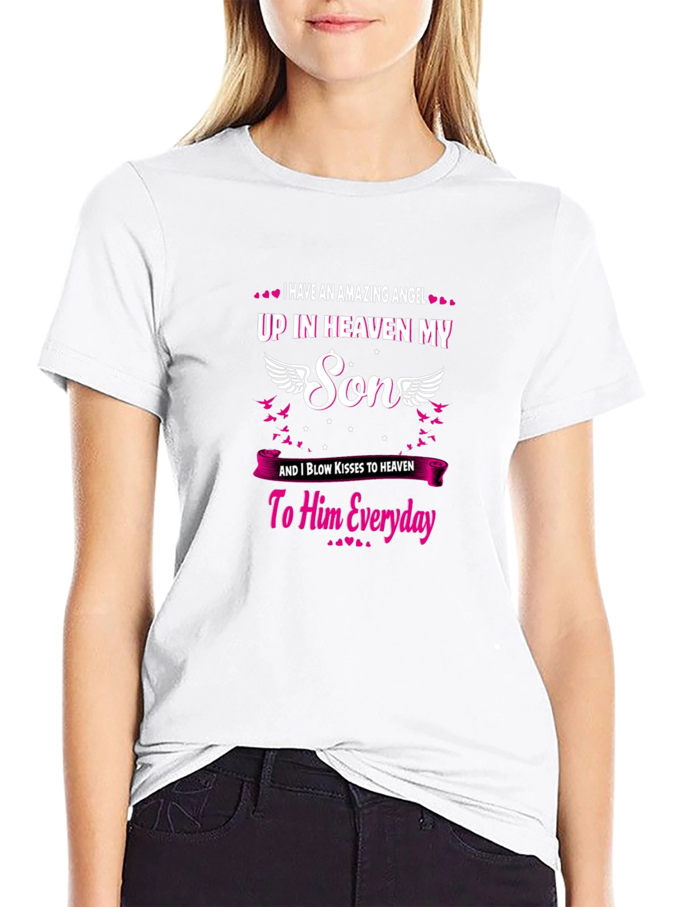 In Loving Memory Son T-Shirt - Angel in Heaven