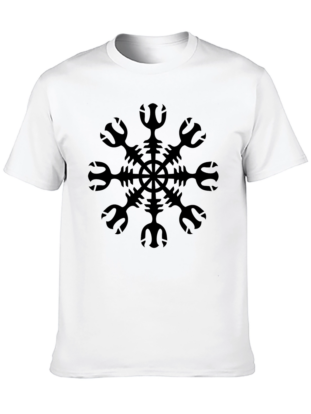 Vegvisir Compass T-Shirt - Viking Navigation Symbol Tee