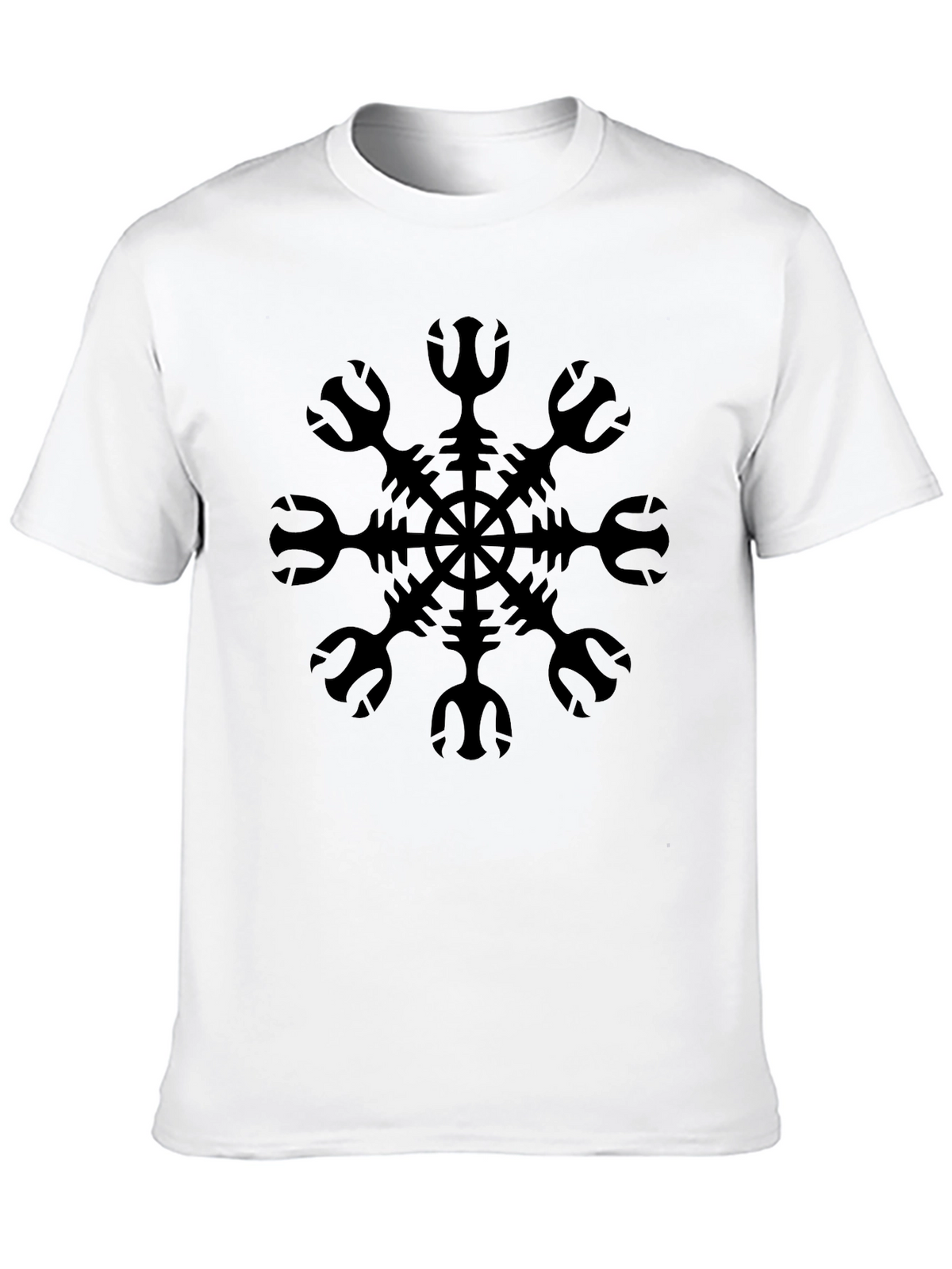 Vegvisir Compass T-Shirt - Viking Navigation Symbol Tee