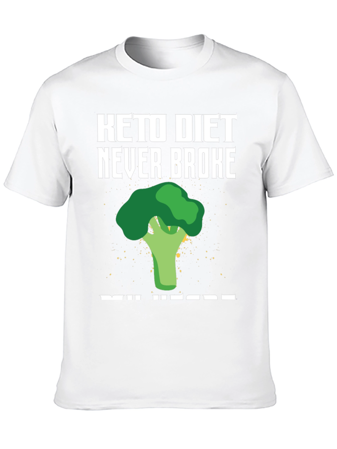Keto Diet Broccoli Graphic T-Shirt