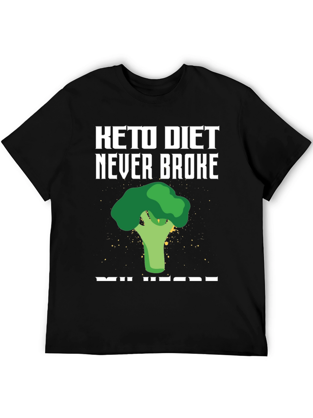 Keto Diet Broccoli Graphic T-Shirt