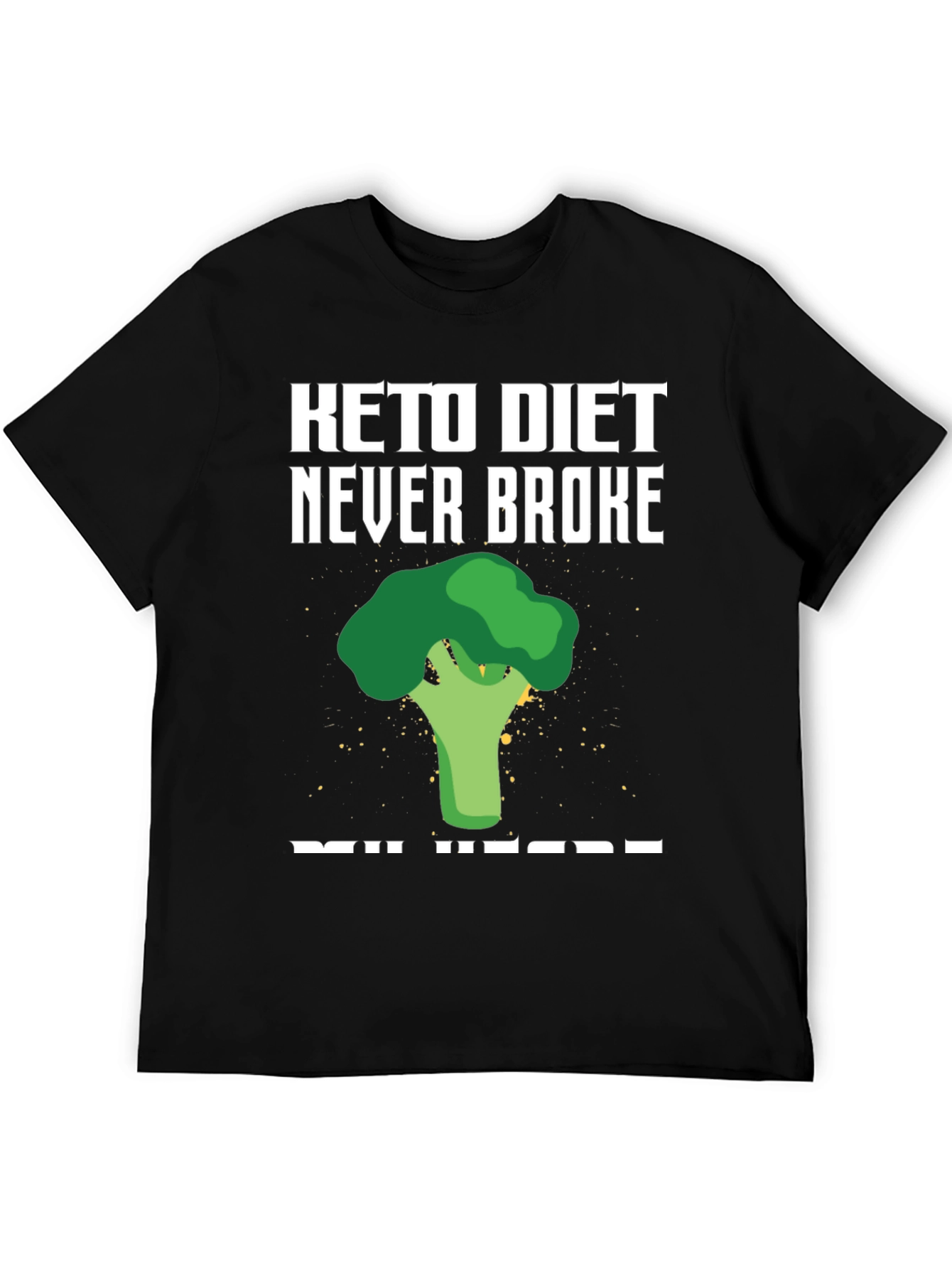Keto Diet Broccoli Graphic T-Shirt