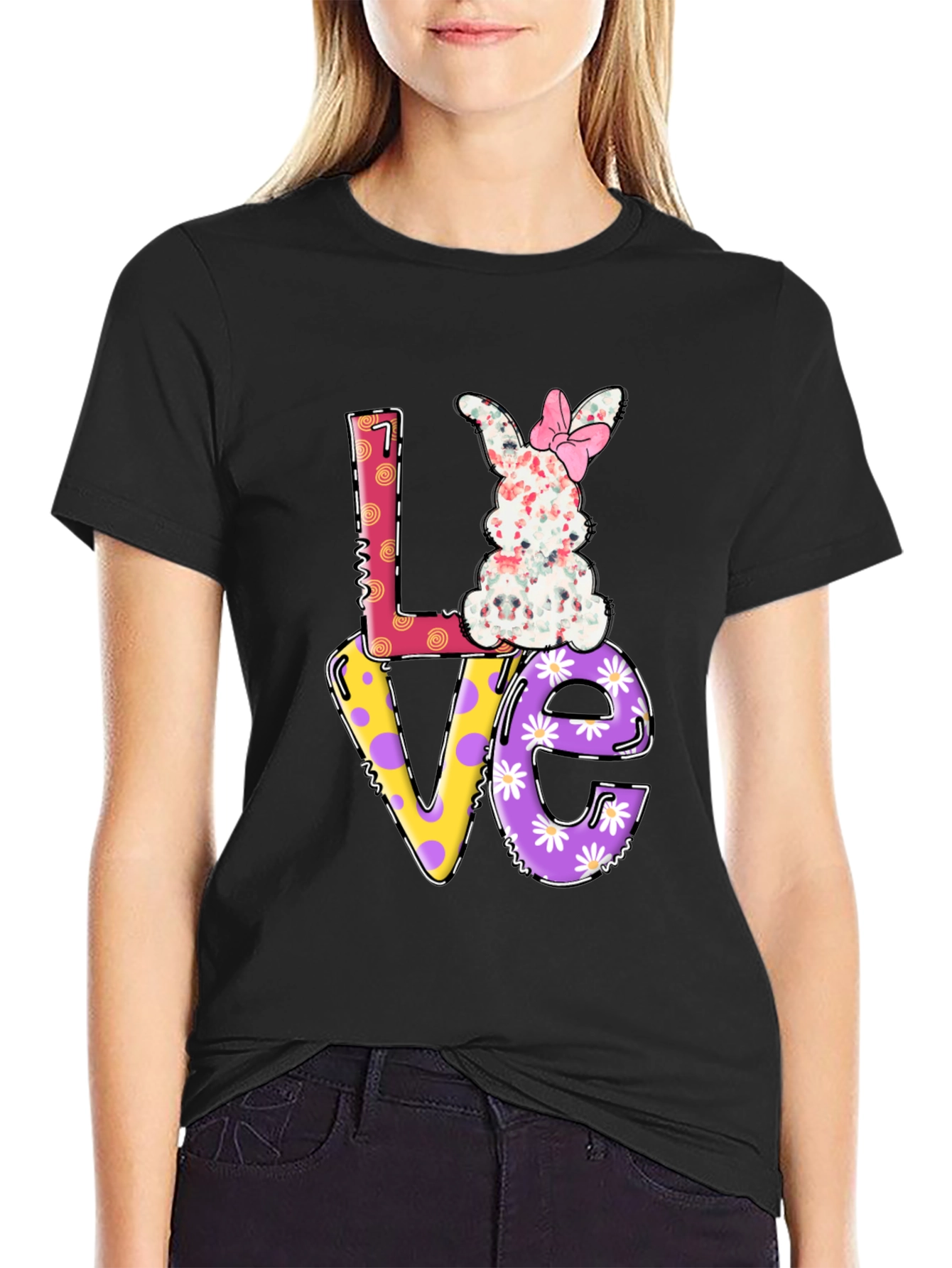 Love Bunny Graphic Tee - Easter Special