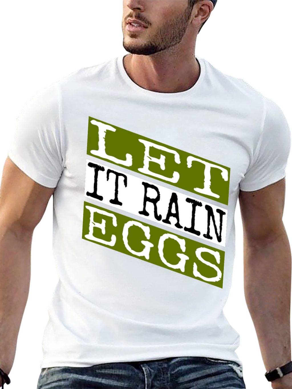 Let It Rain Eggs Graphic Tee - Unisex