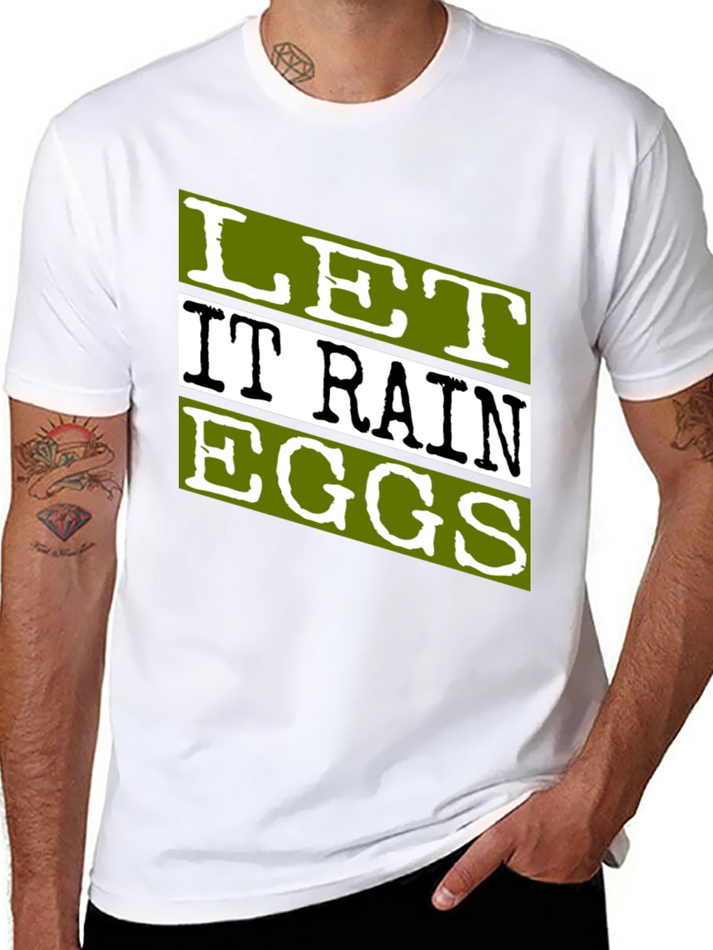 Let It Rain Eggs Graphic Tee - Unisex